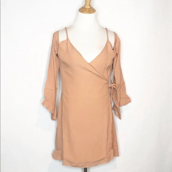 NWT Lovers + Friends Love Letter Wrap Dress small - Picture 8 of 8